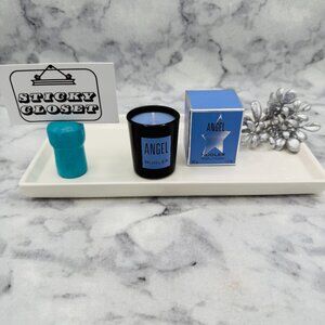 Mugler Angel Blue Bougie Parfumée Scented Candle,Travel 35g,1.2oz-Blue BOXED-NEW